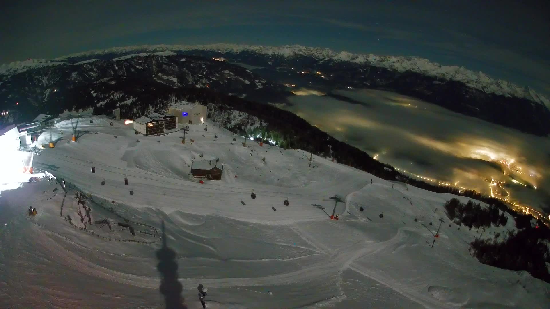 Smučišče Kronplatz – vrh | pogled na Bruneck