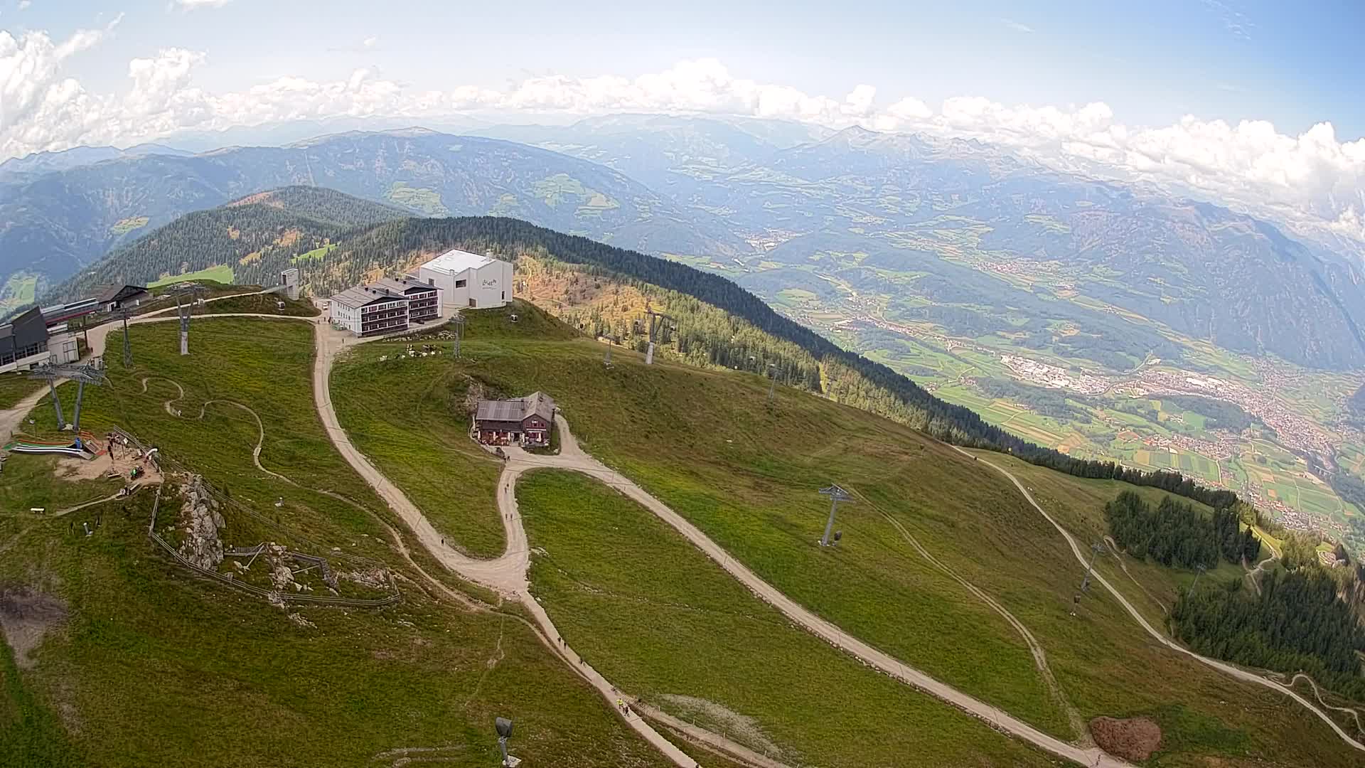 Smučišče Kronplatz – vrh | pogled na Bruneck