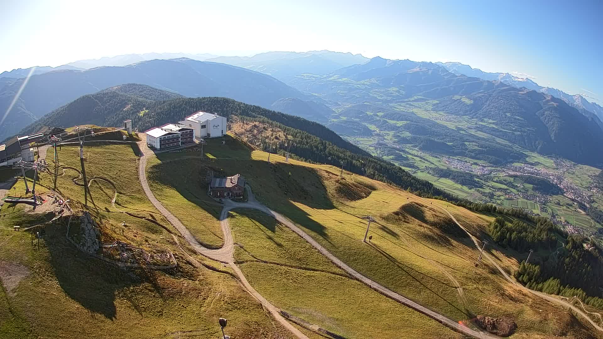 Stazione sciistica di Plan de Corones | vista su Brunico