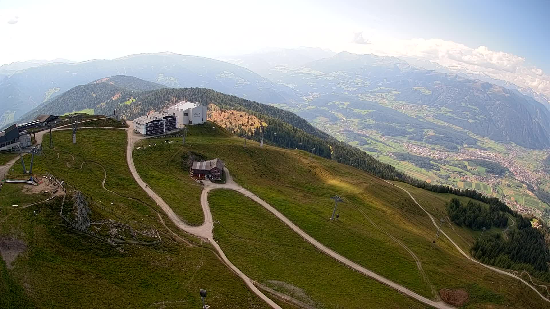 Kronplatz peak Ski resort | view to Bruneck