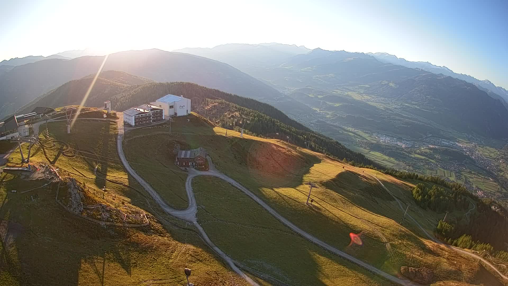 Kronplatz peak Ski resort | view to Bruneck