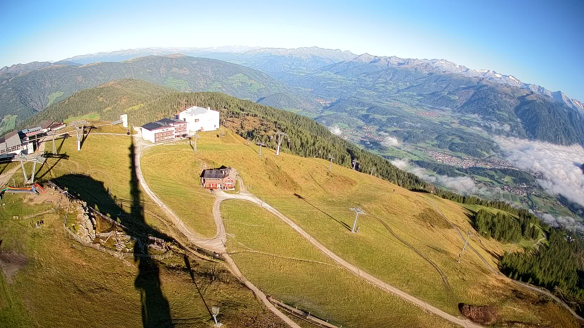 Smučišče Kronplatz – vrh | pogled na Bruneck