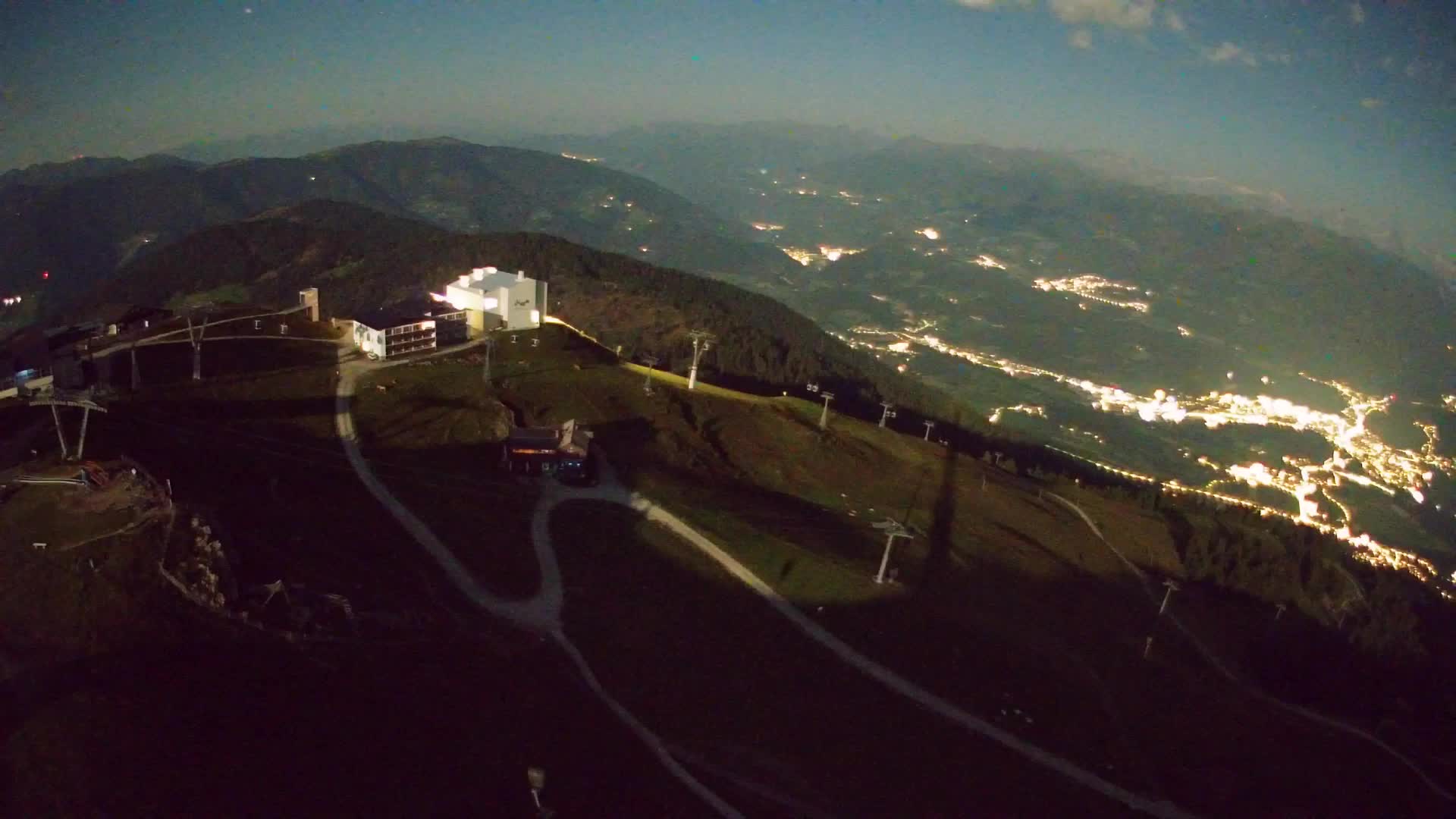 Kronplatz peak Ski resort | view to Bruneck