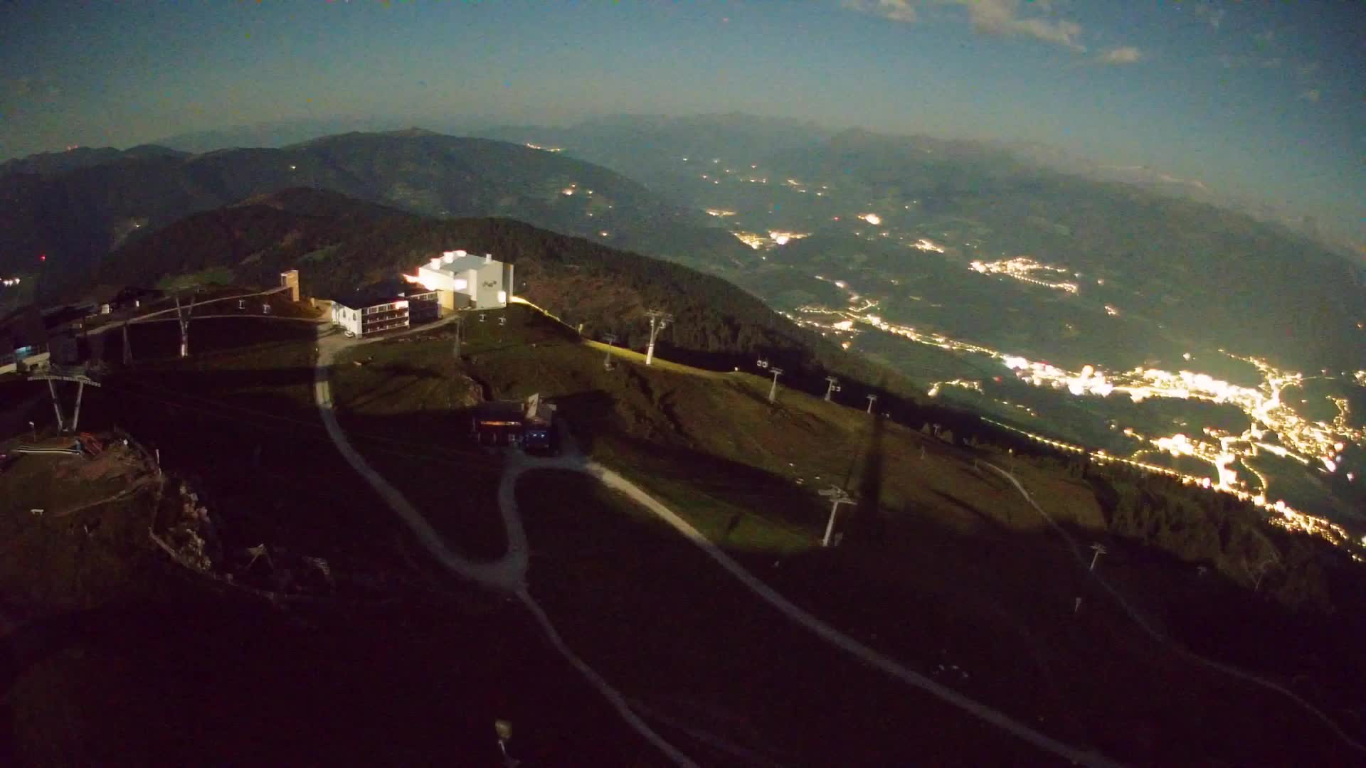 Kronplatz peak Ski resort | view to Bruneck
