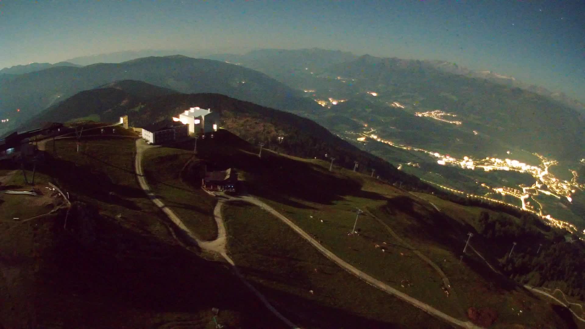 Kronplatz peak Ski resort | view to Bruneck