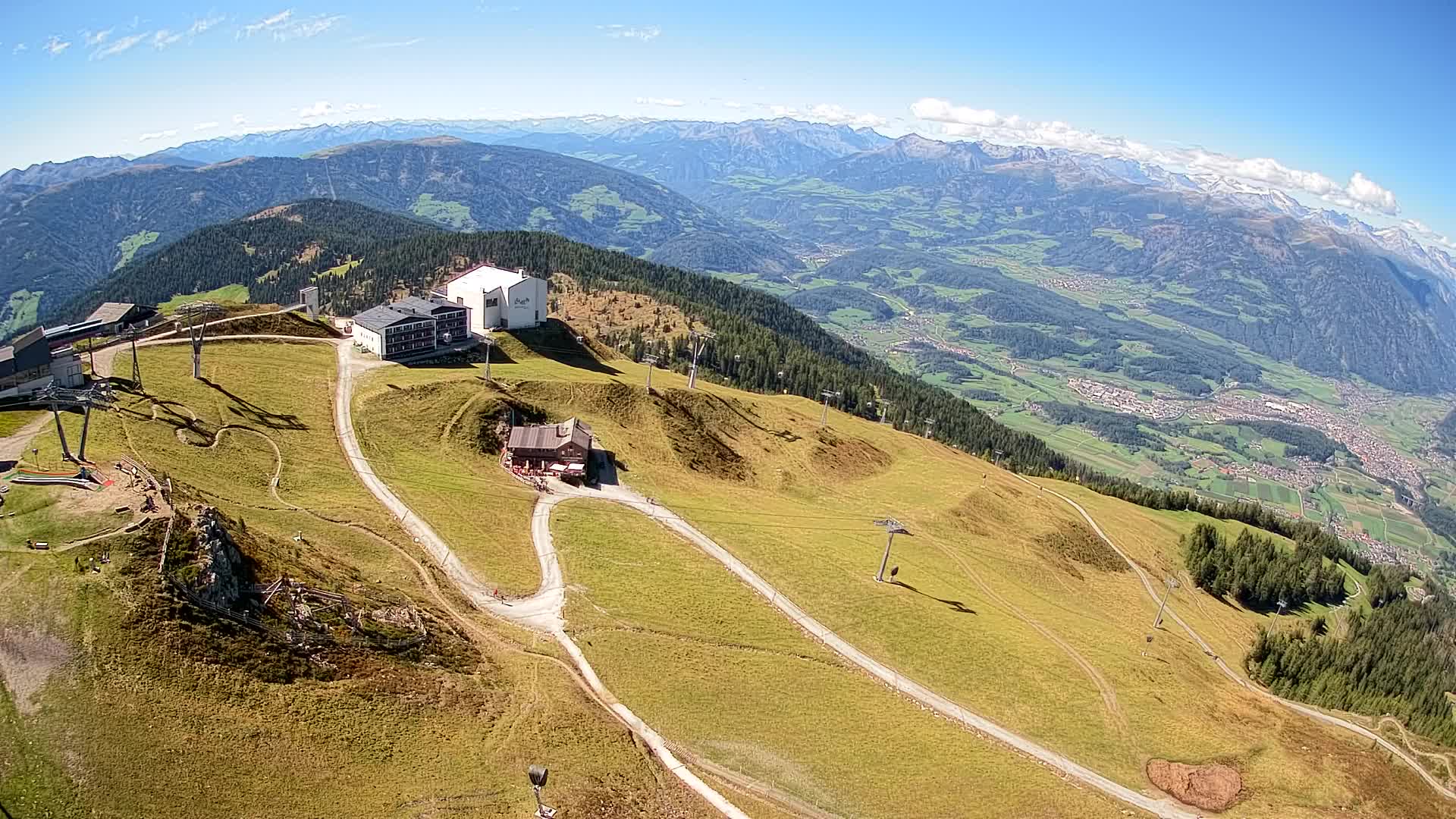 Kronplatz peak Ski resort | view to Bruneck