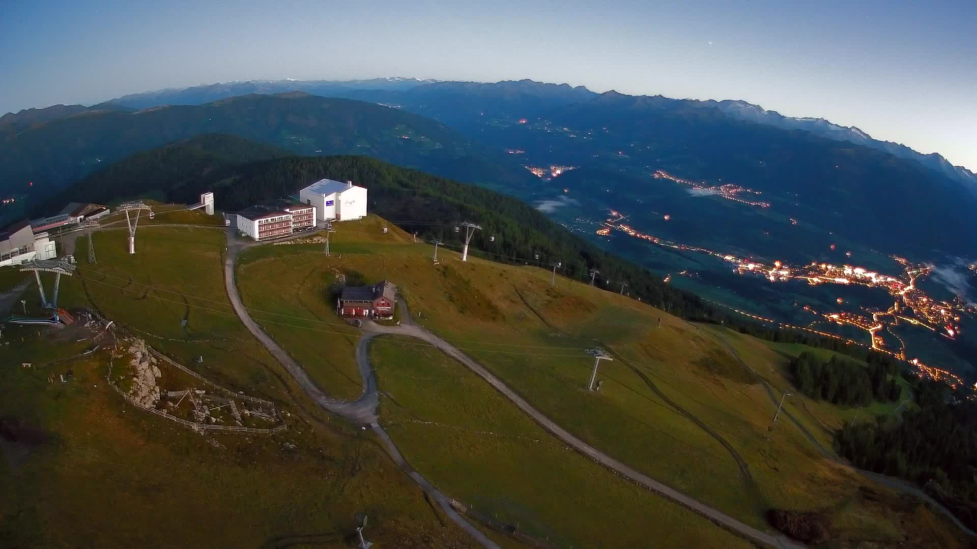 Kronplatz peak Ski resort | view to Bruneck