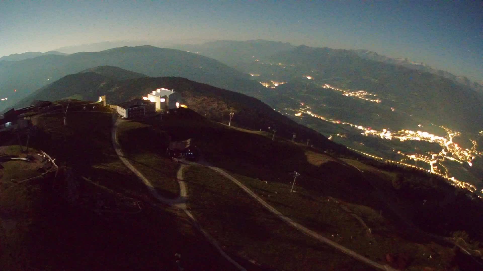 Kronplatz peak Ski resort | view to Bruneck