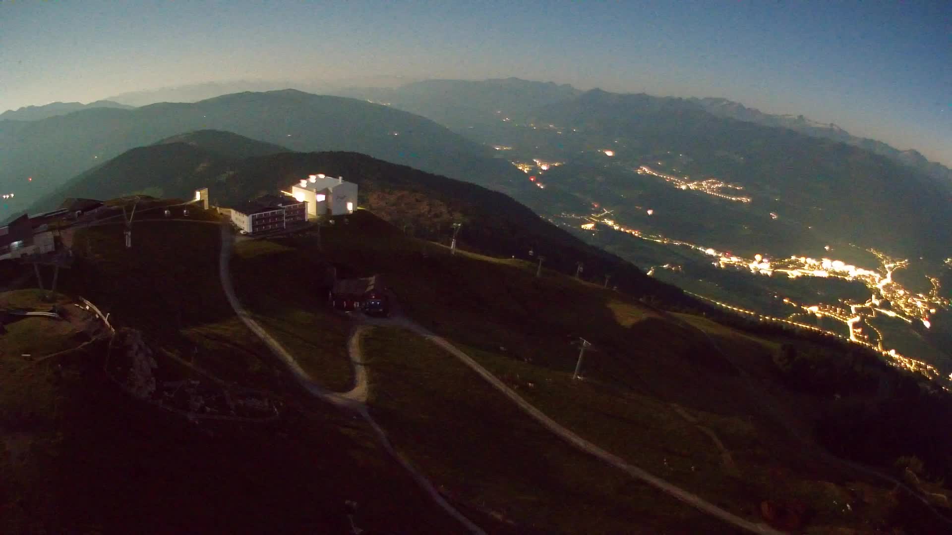 Kronplatz peak Ski resort | view to Bruneck