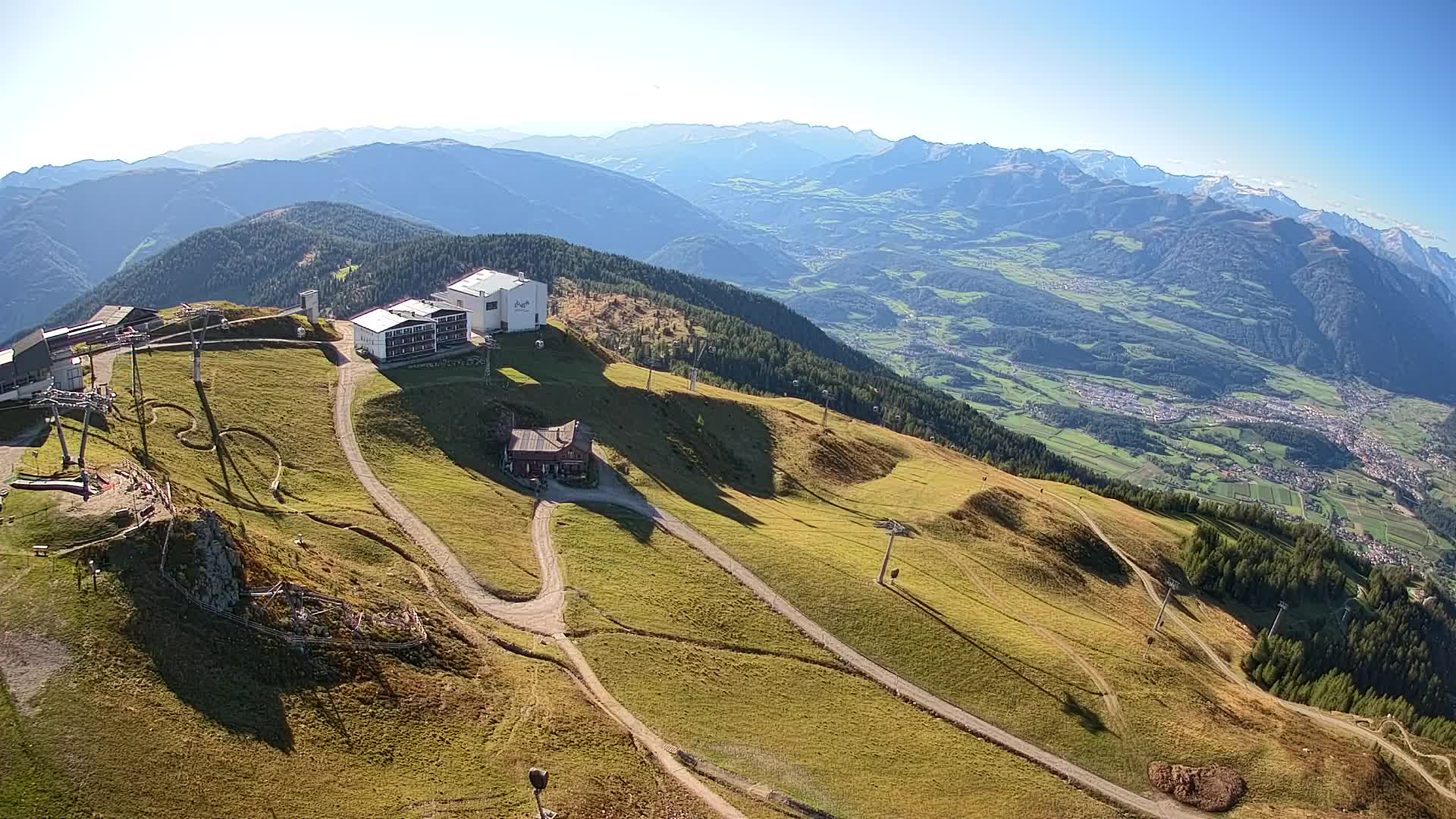 Kronplatz peak Ski resort | view to Bruneck