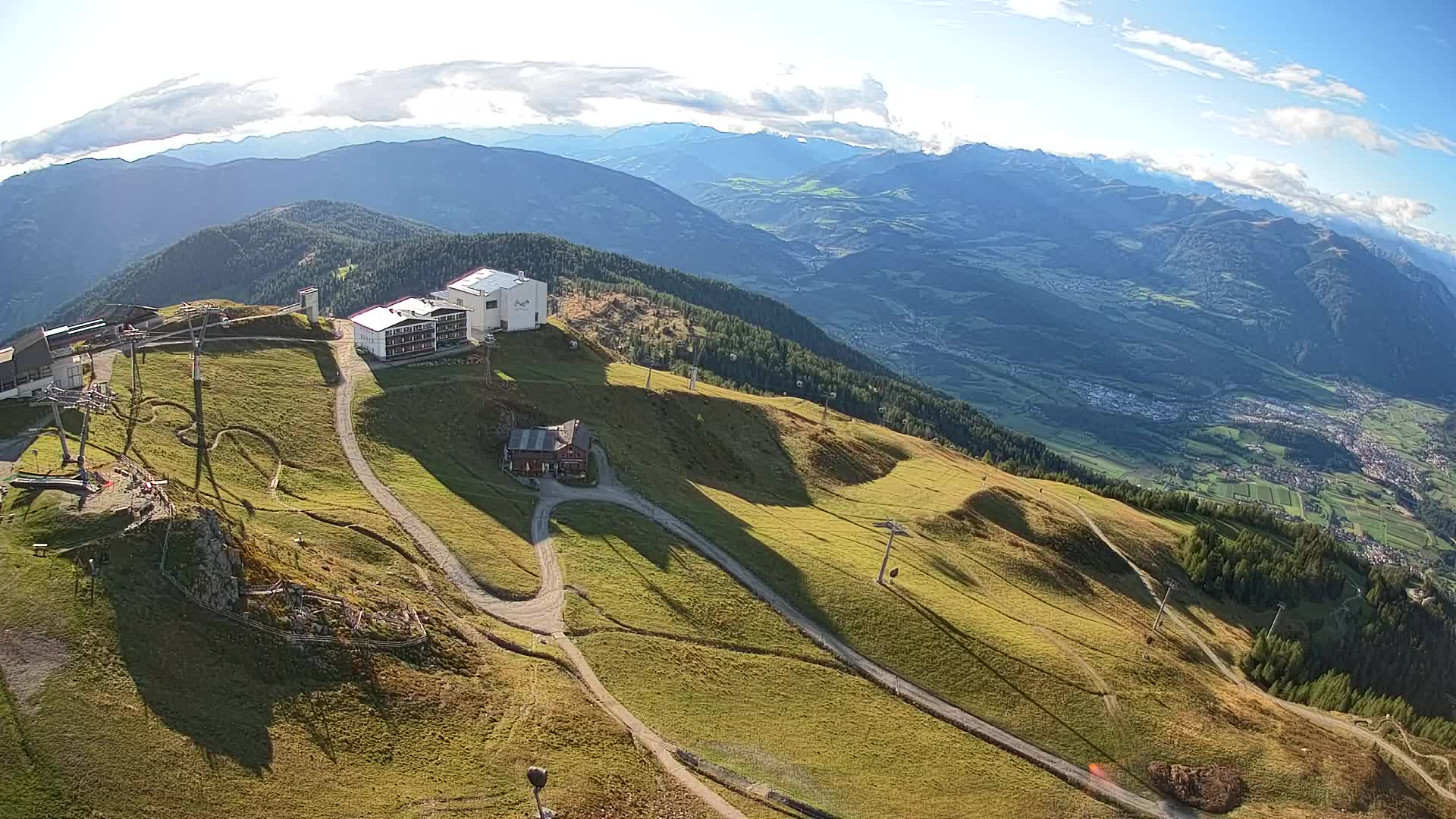 Kronplatz peak Ski resort | view to Bruneck
