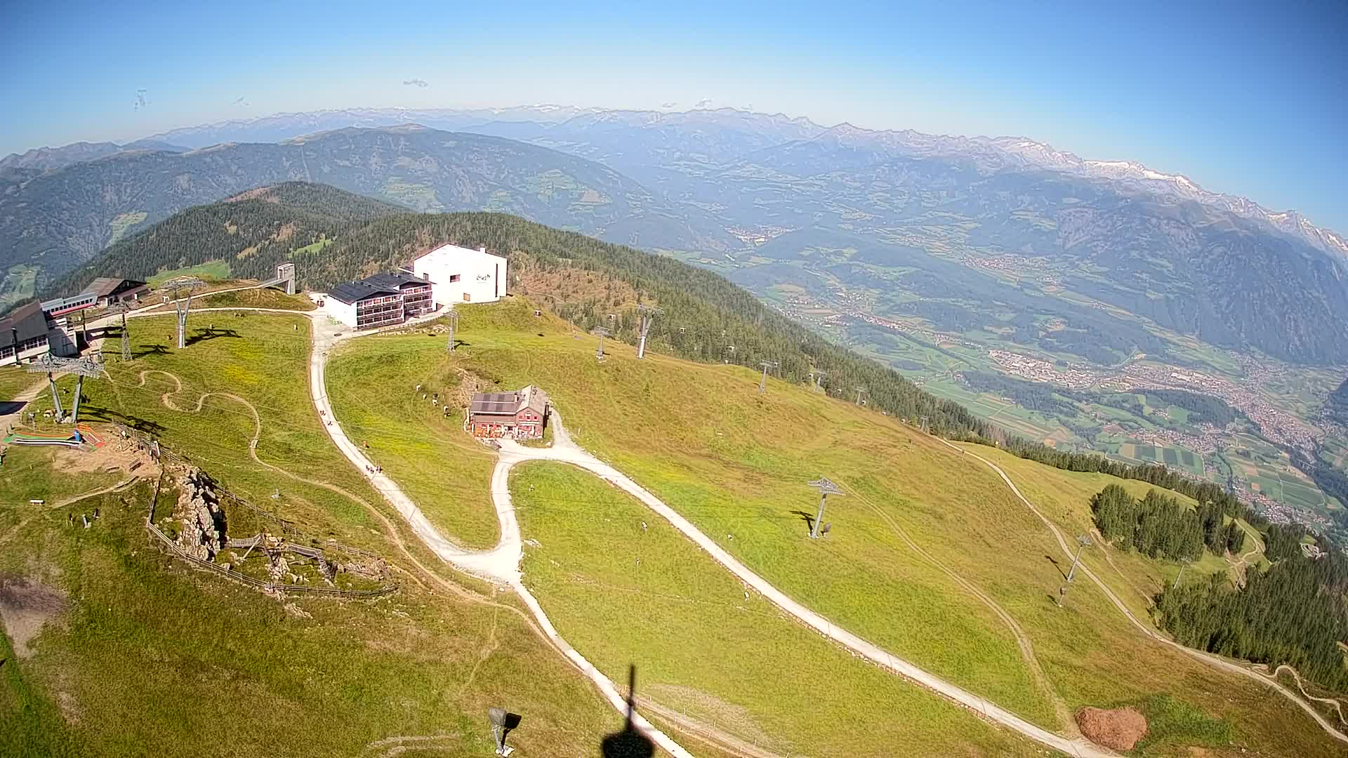 Kronplatz peak Ski resort | view to Bruneck