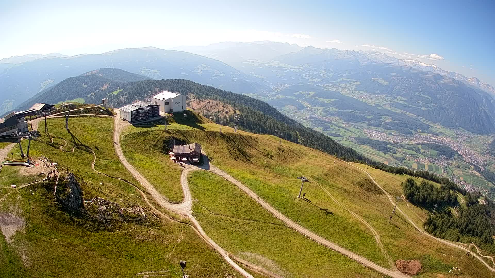 Kronplatz peak Ski resort | view to Bruneck
