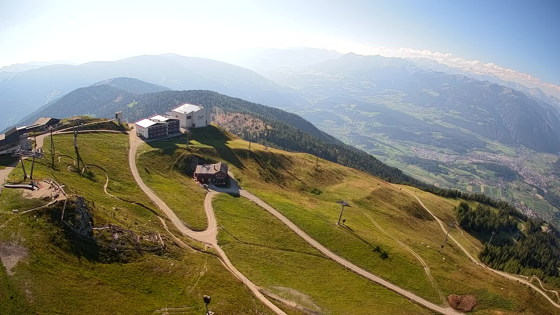 Kronplatz peak Ski resort | view to Bruneck