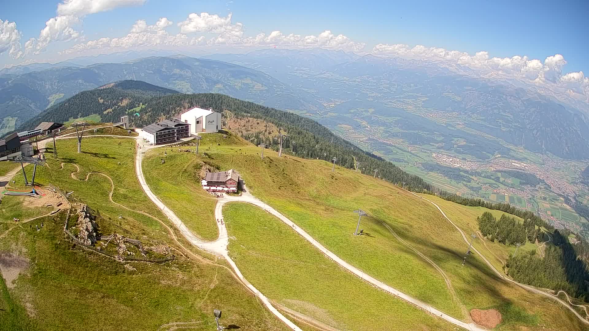 Kronplatz peak Ski resort | view to Bruneck