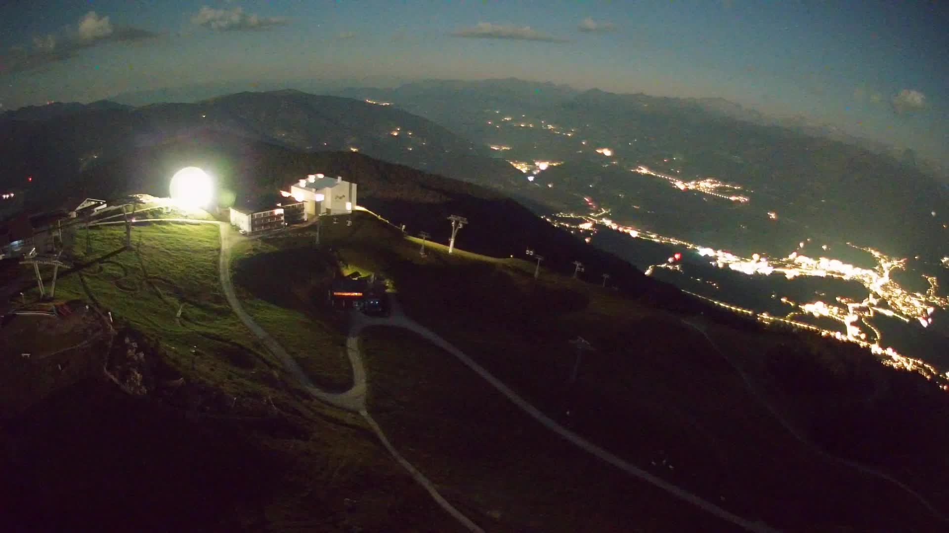 Kronplatz peak Ski resort | view to Bruneck