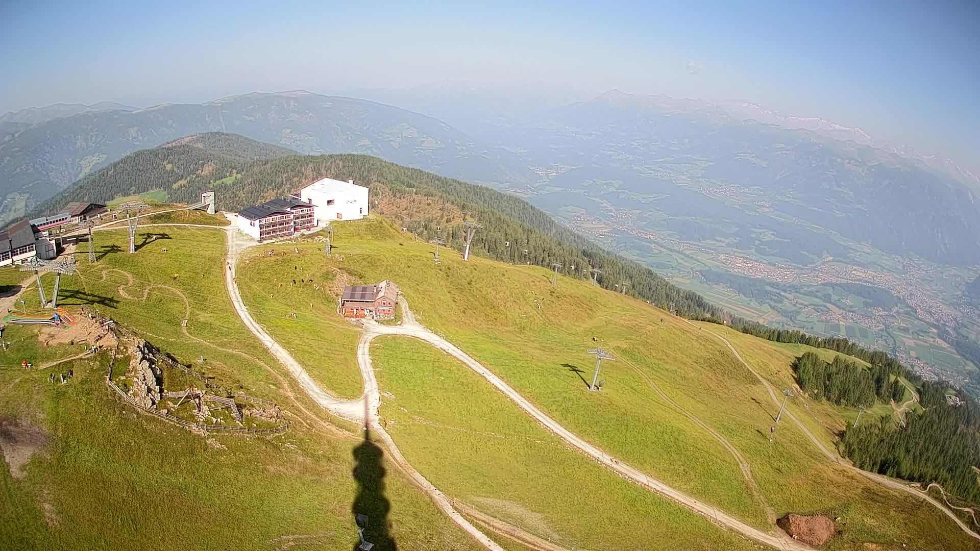 Stazione sciistica di Plan de Corones | vista su Brunico