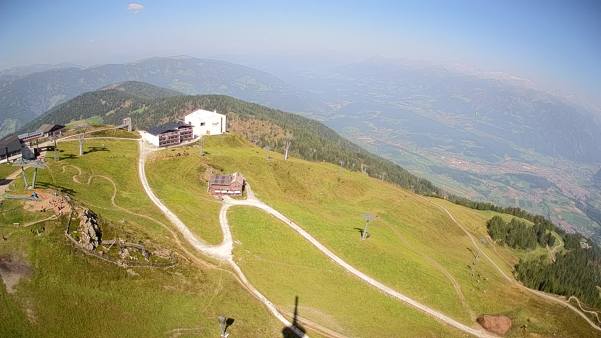 Smučišče Kronplatz – vrh | pogled na Bruneck