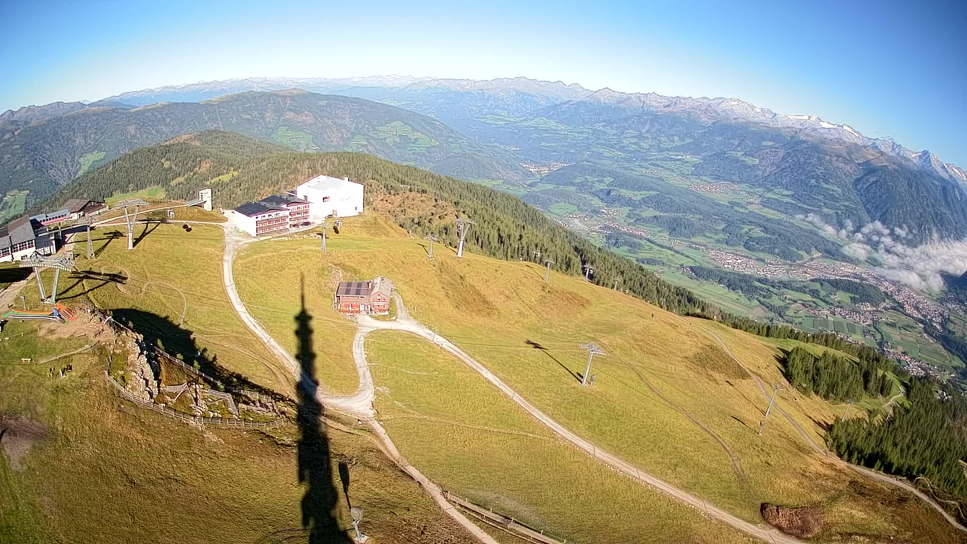 Stazione sciistica di Plan de Corones | vista su Brunico