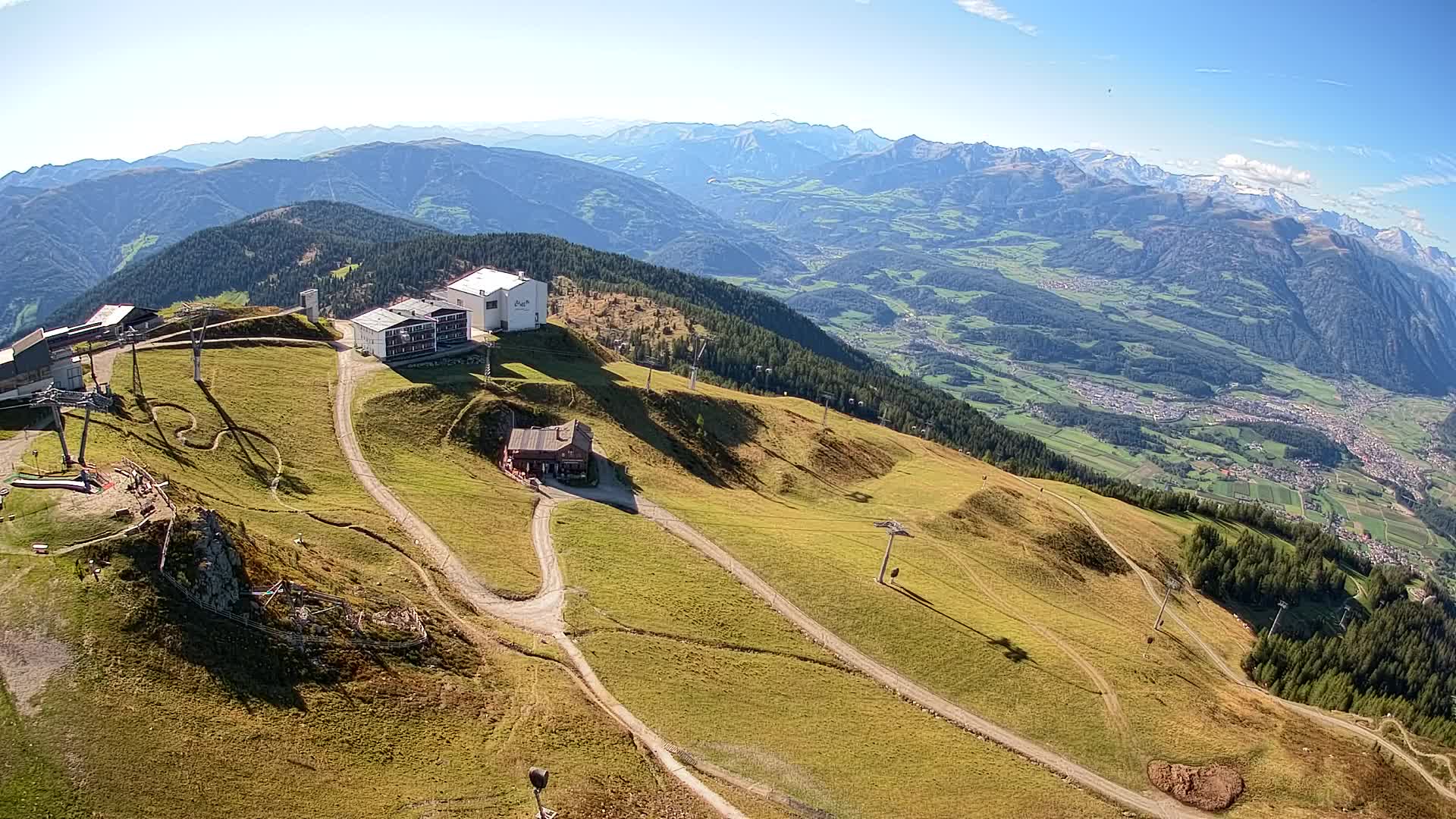 Kronplatz peak Ski resort | view to Bruneck