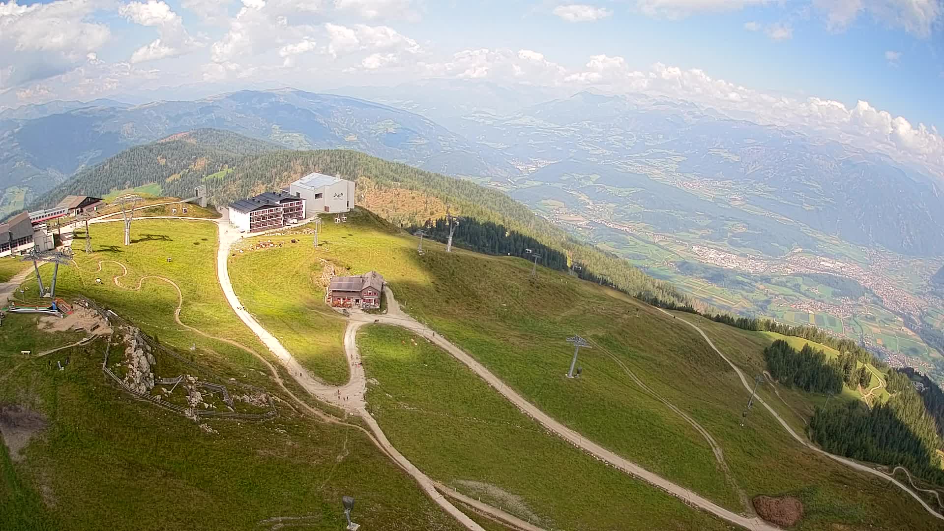 Smučišče Kronplatz – vrh | pogled na Bruneck
