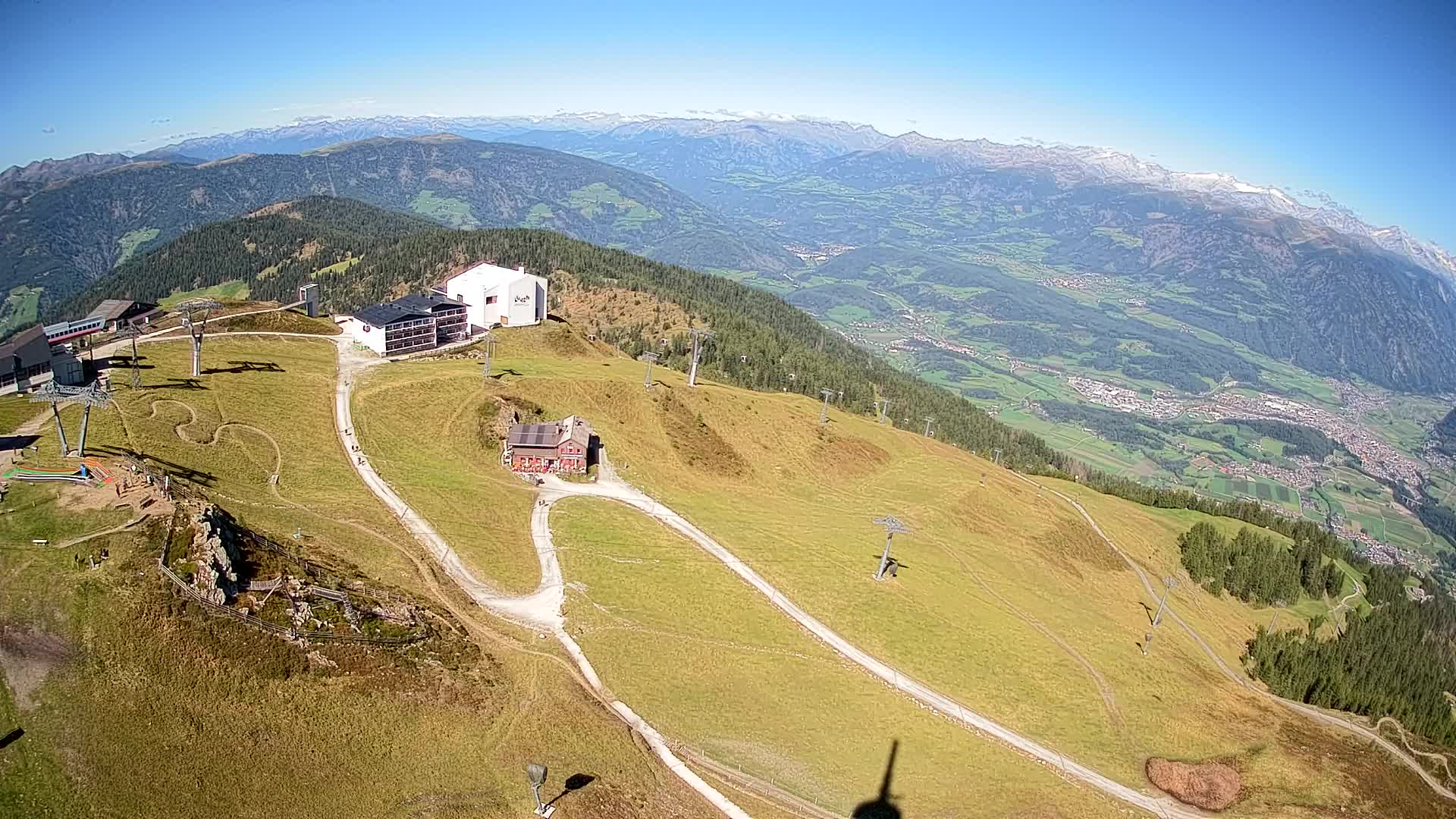 Stazione sciistica di Plan de Corones | vista su Brunico