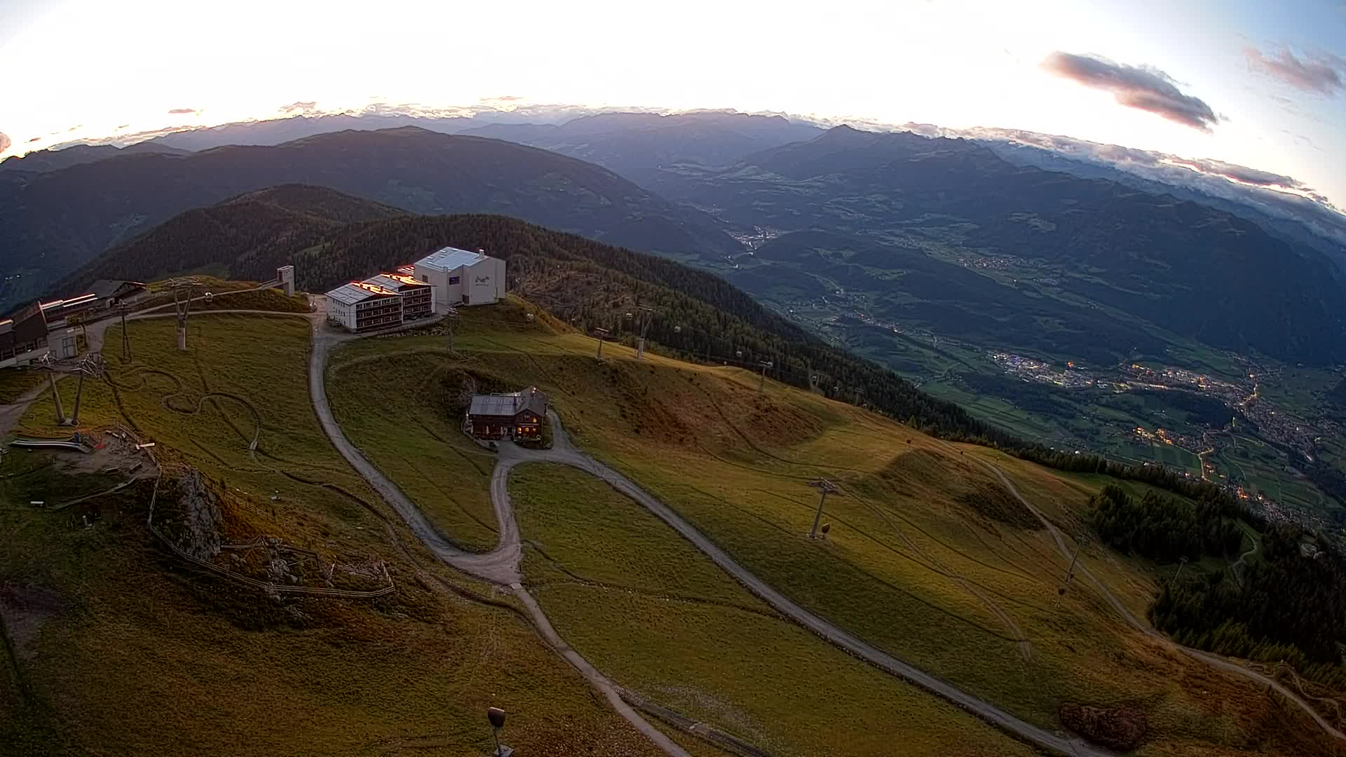 Smučišče Kronplatz – vrh | pogled na Bruneck