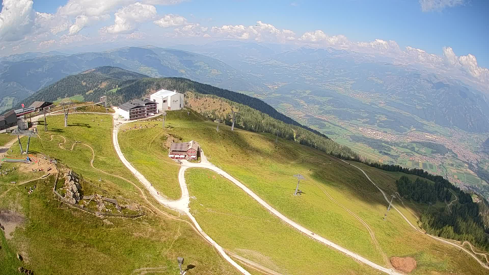 Smučišče Kronplatz – vrh | pogled na Bruneck