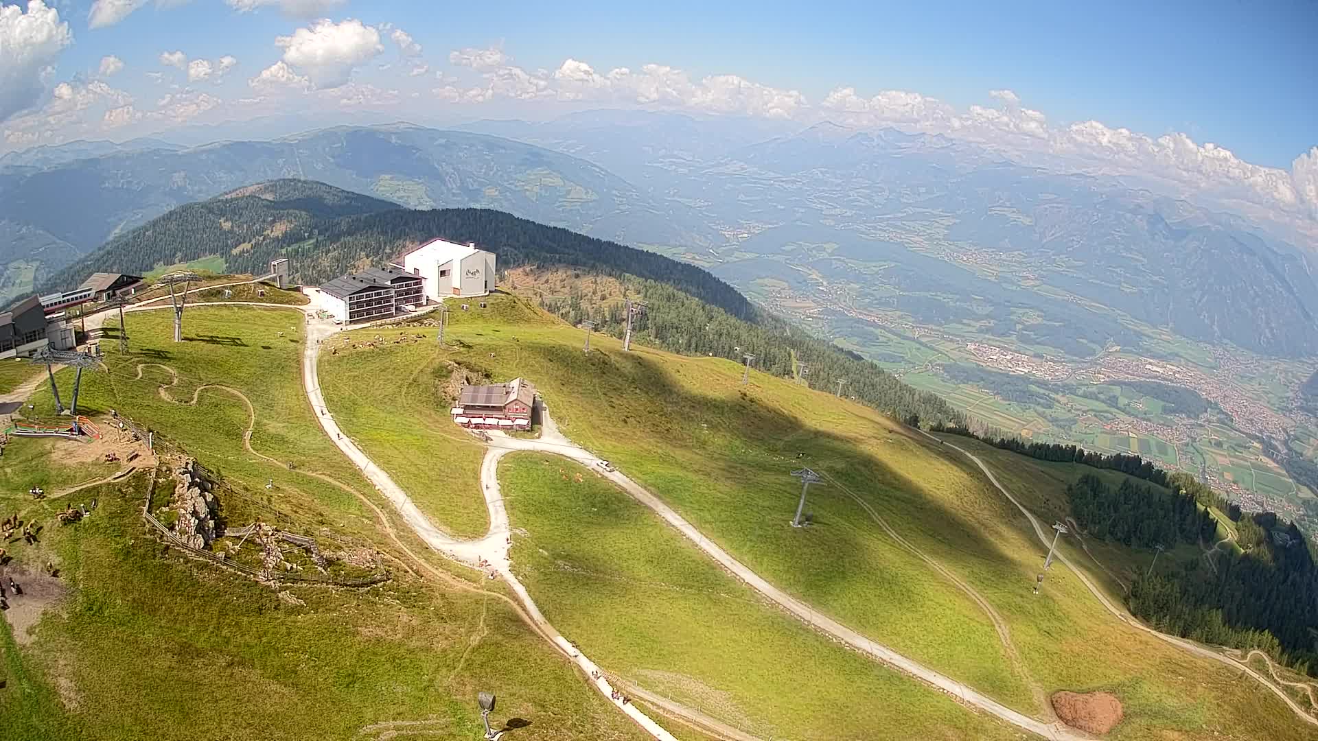 Smučišče Kronplatz – vrh | pogled na Bruneck