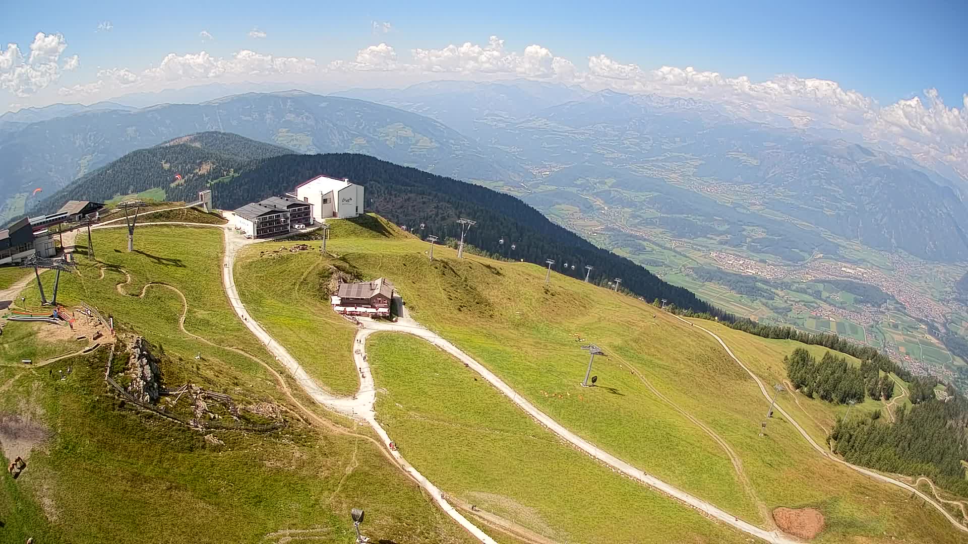Smučišče Kronplatz – vrh | pogled na Bruneck