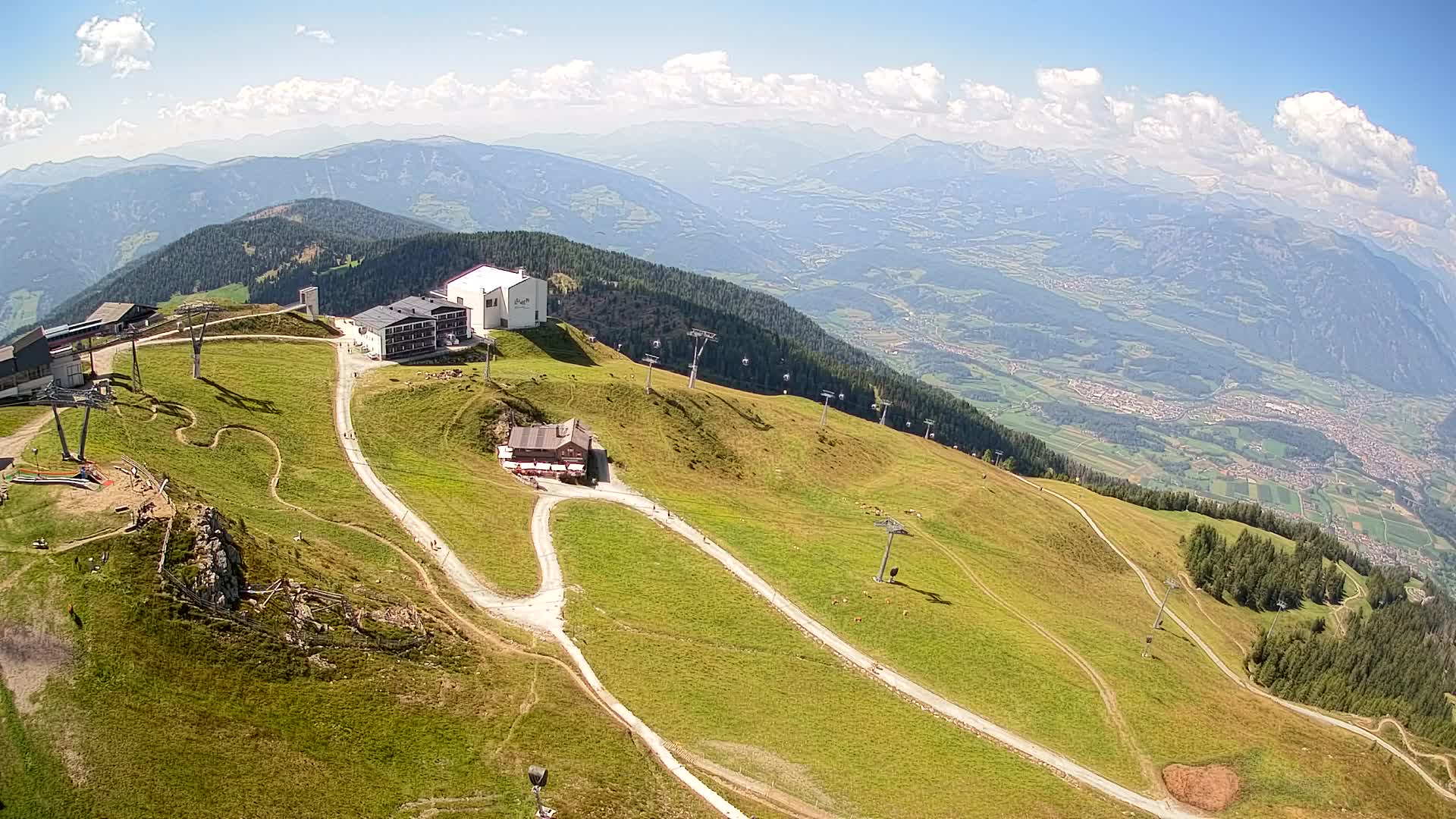 Smučišče Kronplatz – vrh | pogled na Bruneck