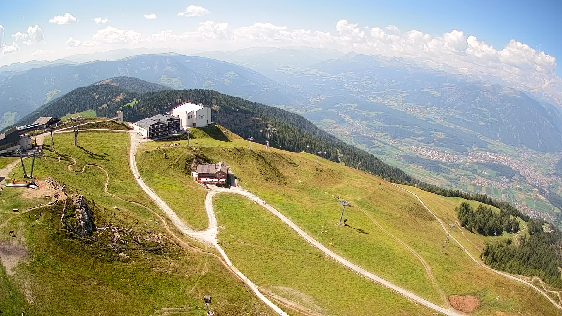 Smučišče Kronplatz – vrh | pogled na Bruneck