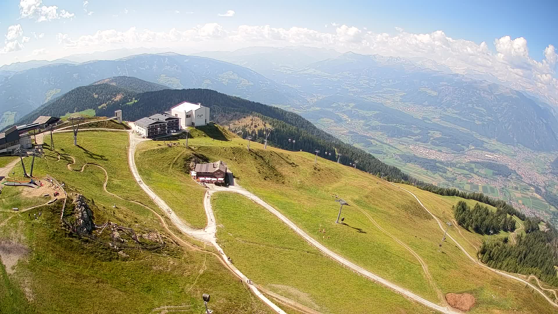 Smučišče Kronplatz – vrh | pogled na Bruneck