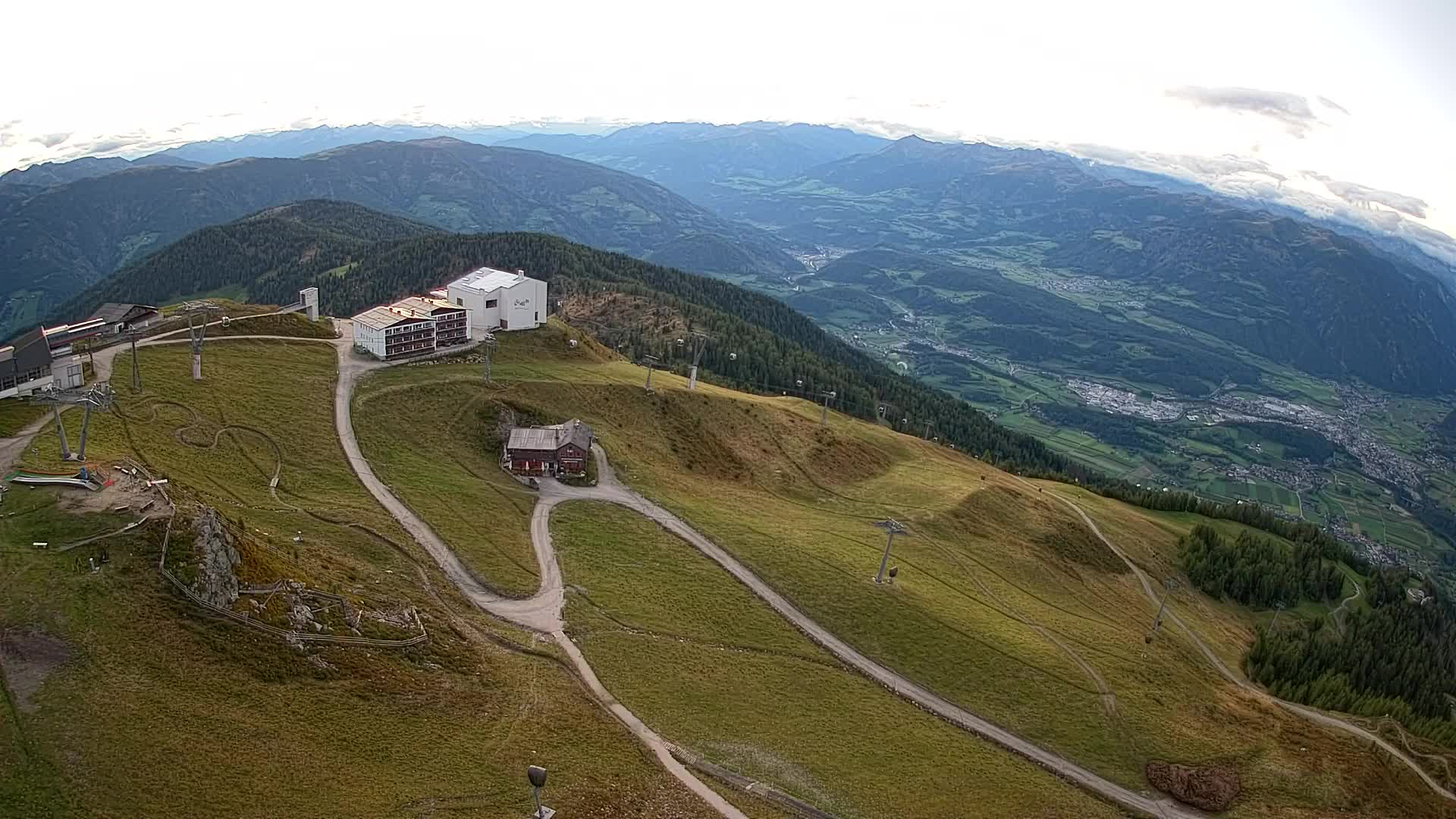 Smučišče Kronplatz – vrh | pogled na Bruneck