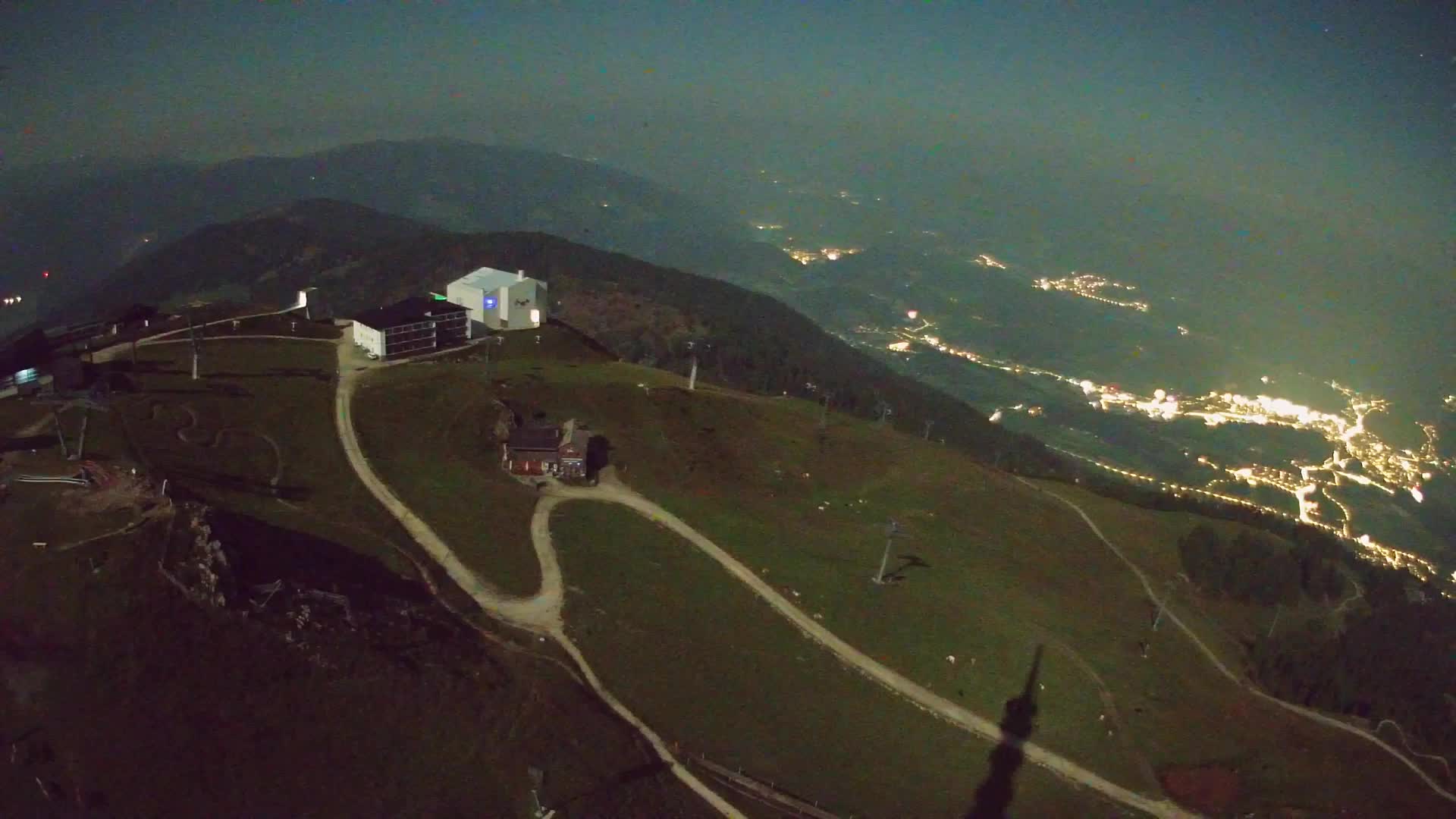 Skigebiet Kronplatz Gipfel | Blick auf Bruneck