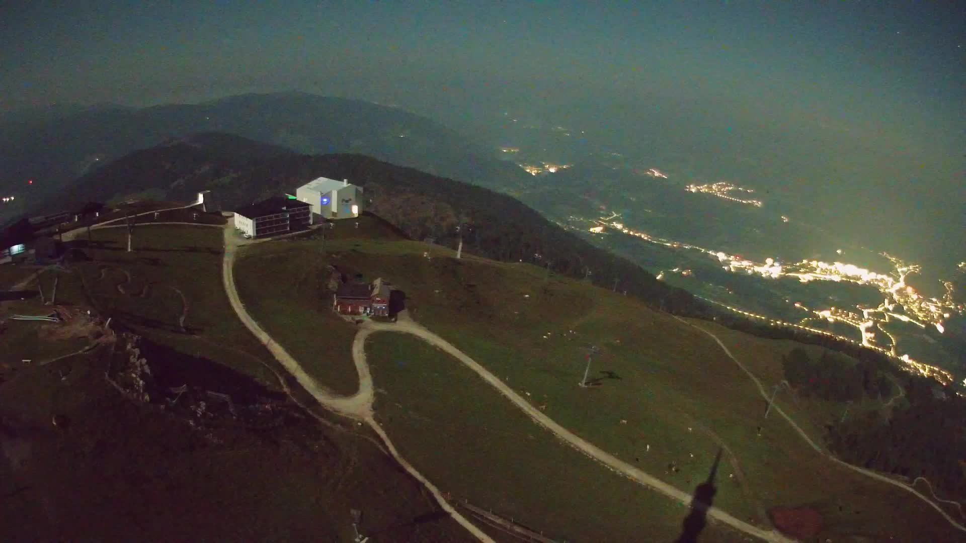 Skigebiet Kronplatz Gipfel | Blick auf Bruneck