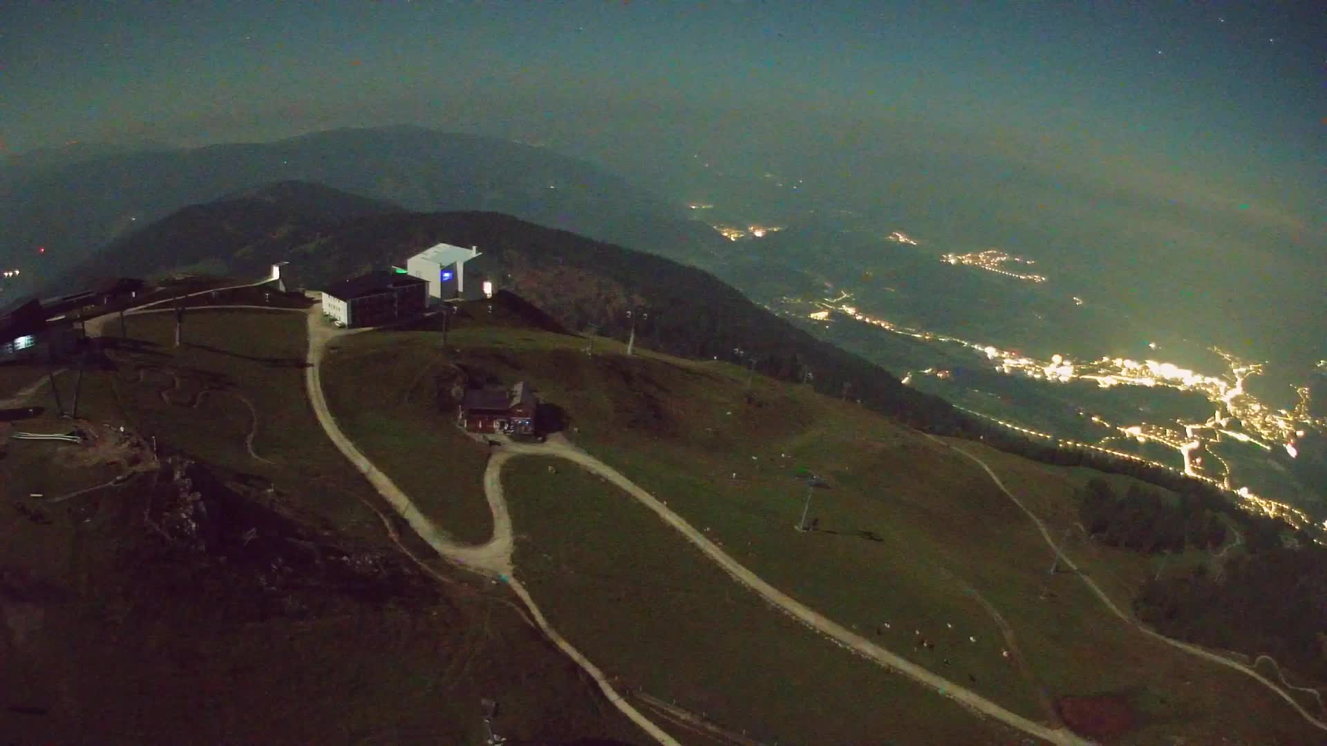 Skigebiet Kronplatz Gipfel | Blick auf Bruneck