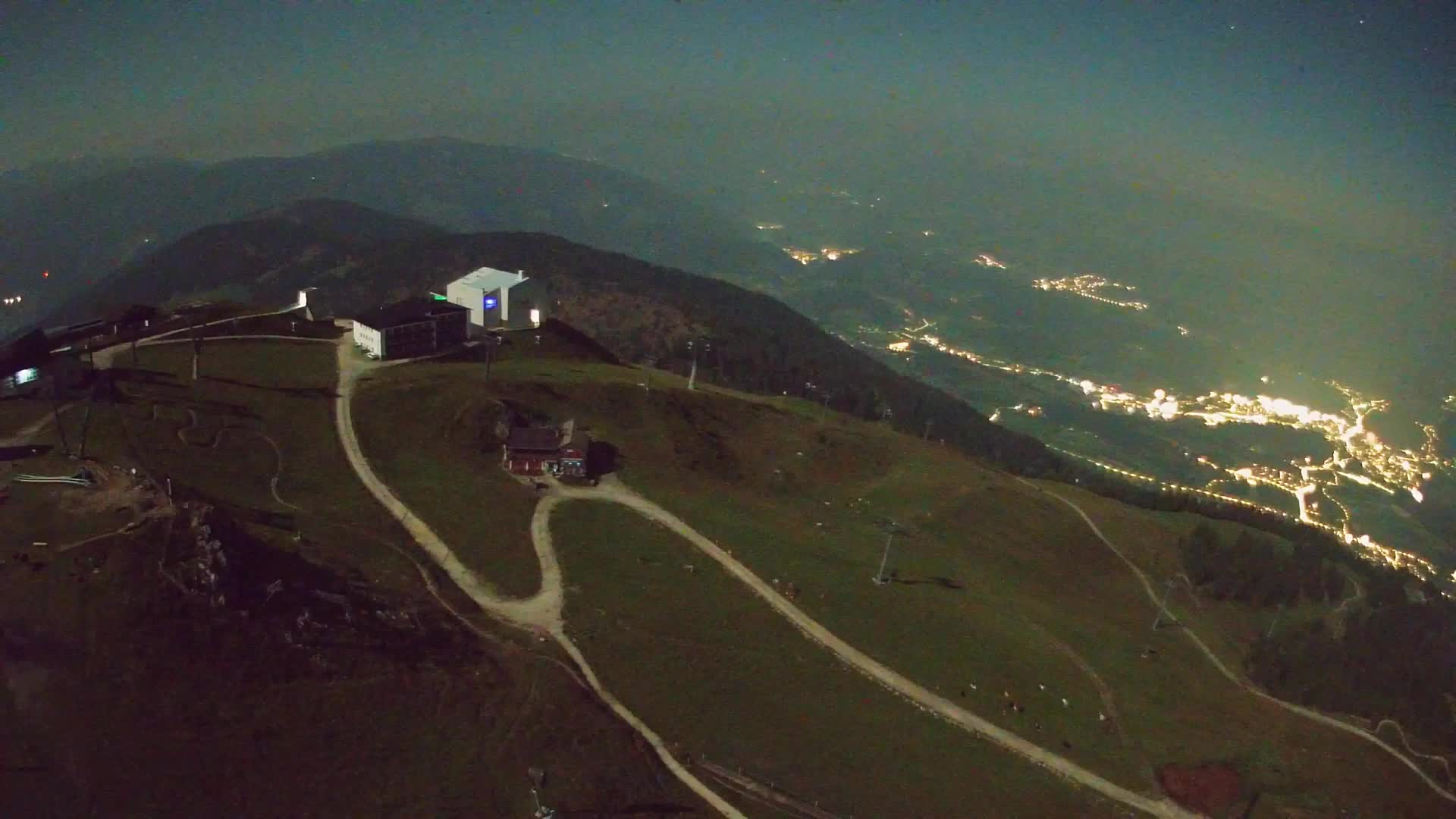 Skigebiet Kronplatz Gipfel | Blick auf Bruneck