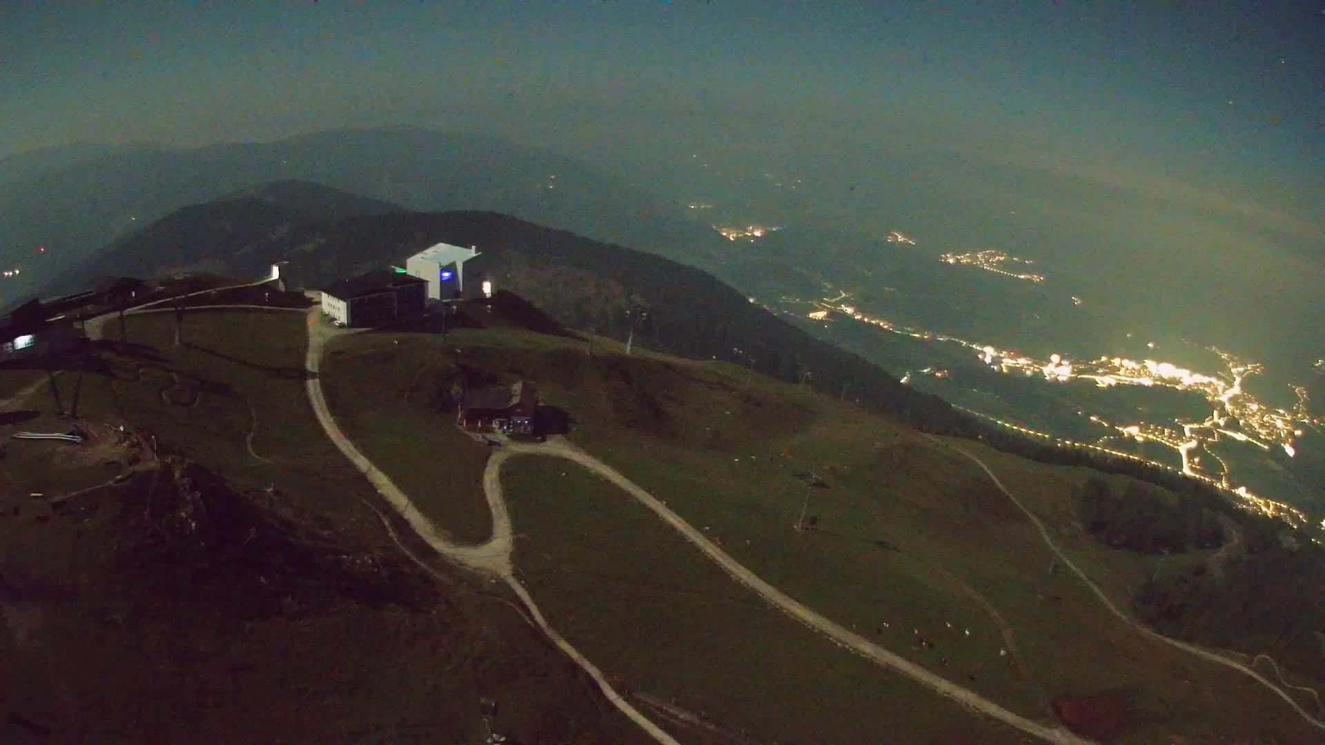 Skigebiet Kronplatz Gipfel | Blick auf Bruneck