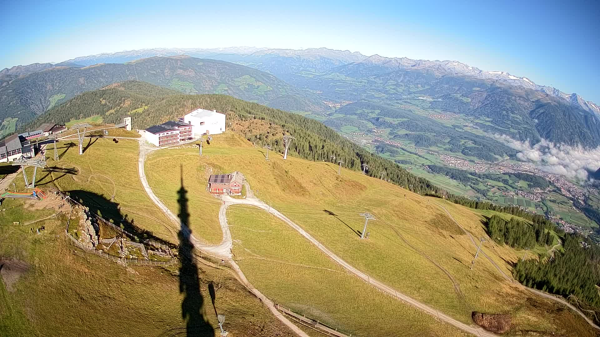 Smučišče Kronplatz – vrh | pogled na Bruneck