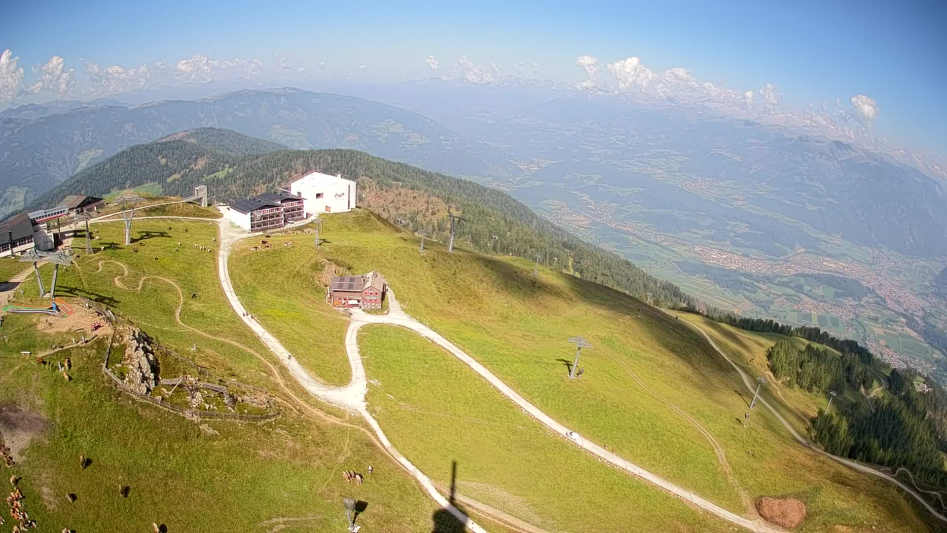 Stazione sciistica di Plan de Corones | vista su Brunico