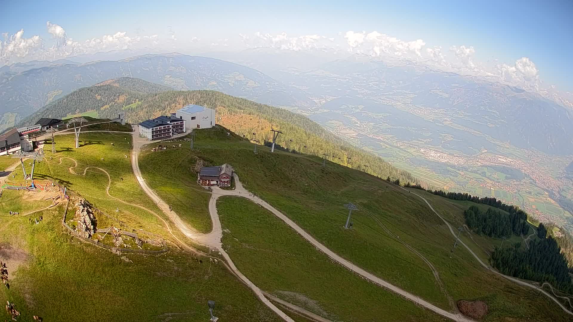 Stazione sciistica di Plan de Corones | vista su Brunico