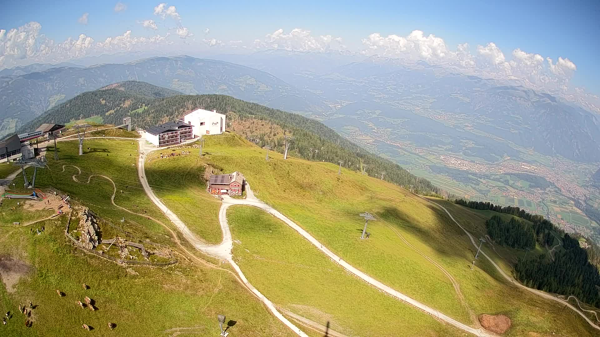 Stazione sciistica di Plan de Corones | vista su Brunico