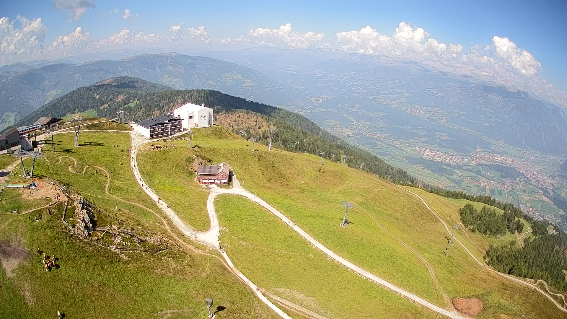 Smučišče Kronplatz – vrh | pogled na Bruneck