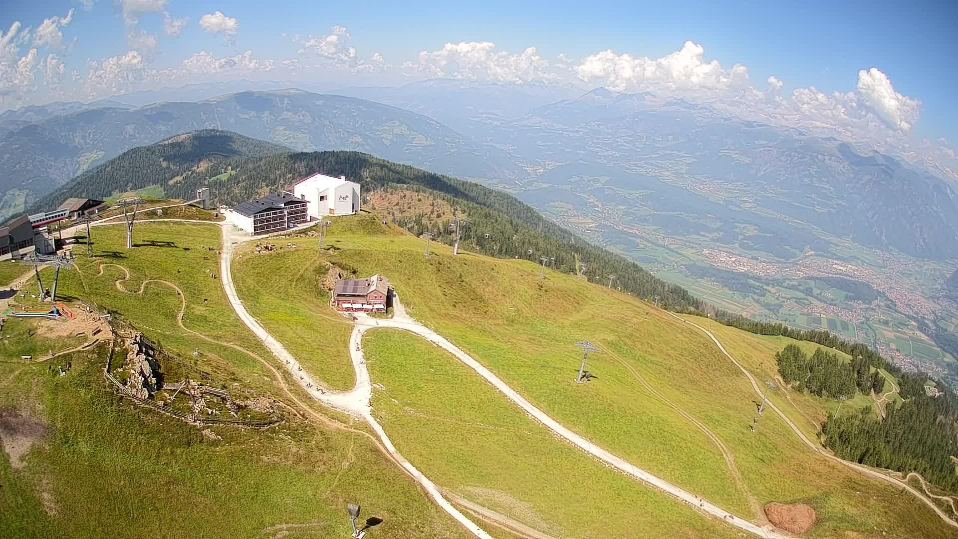 Smučišče Kronplatz – vrh | pogled na Bruneck