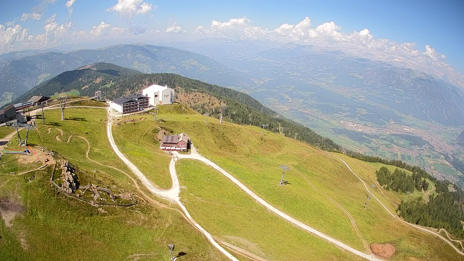 Smučišče Kronplatz – vrh | pogled na Bruneck