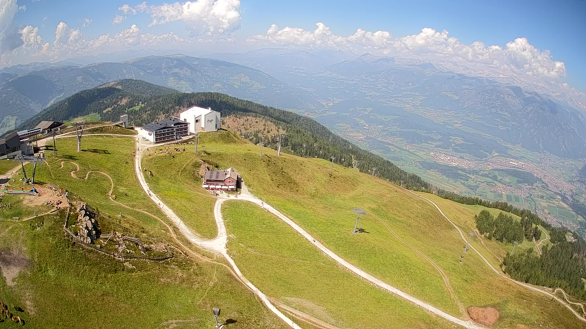 Smučišče Kronplatz – vrh | pogled na Bruneck