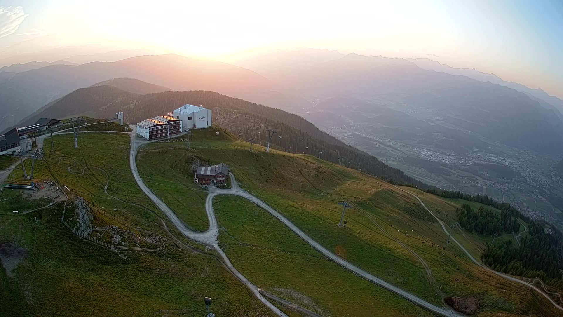 Kronplatz peak Ski resort | view to Bruneck