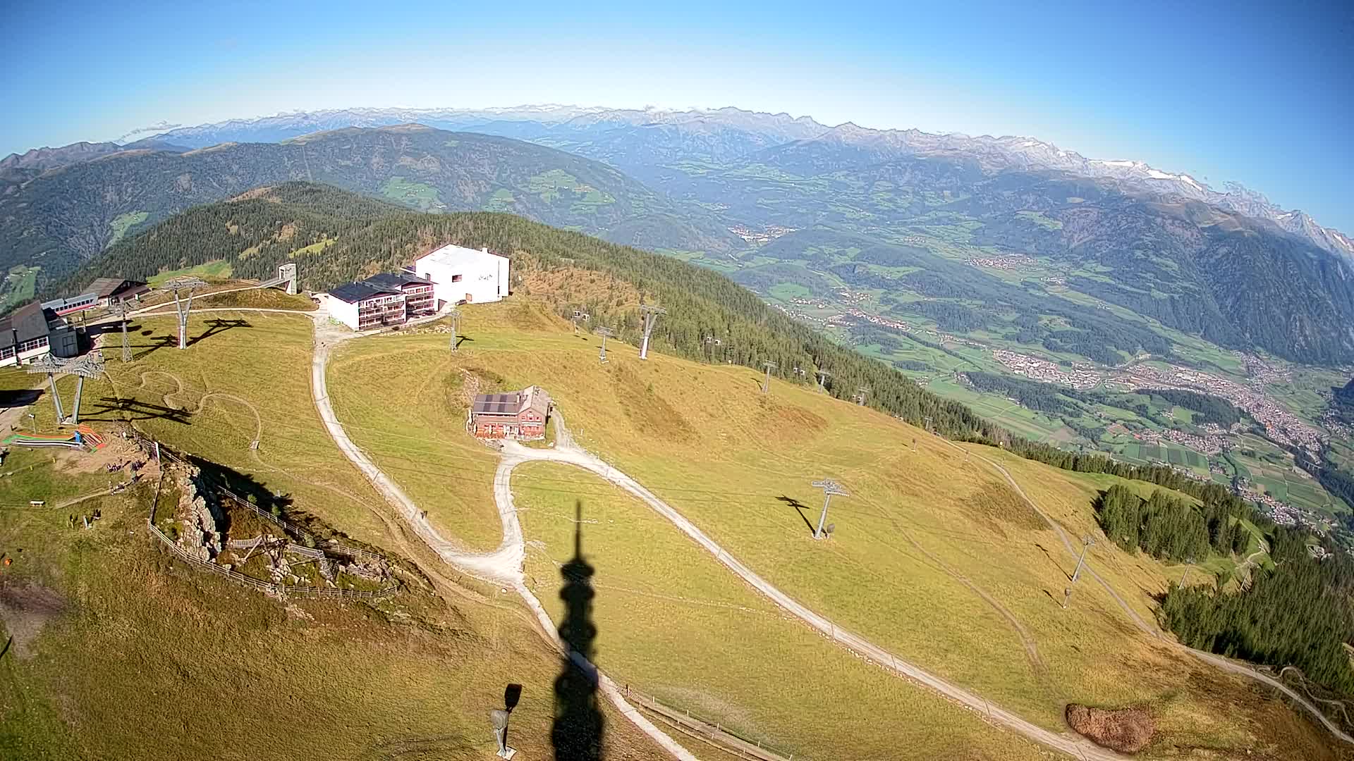 Skigebiet Kronplatz Gipfel | Blick auf Bruneck