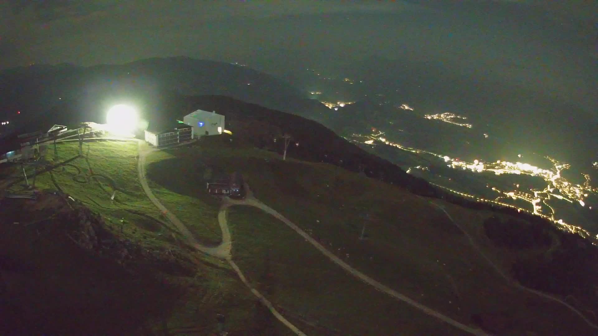 Station de ski Kronplatz sommet | vue sur Brunico
